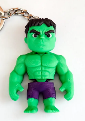 Haraketli Hulk Anahtarlık