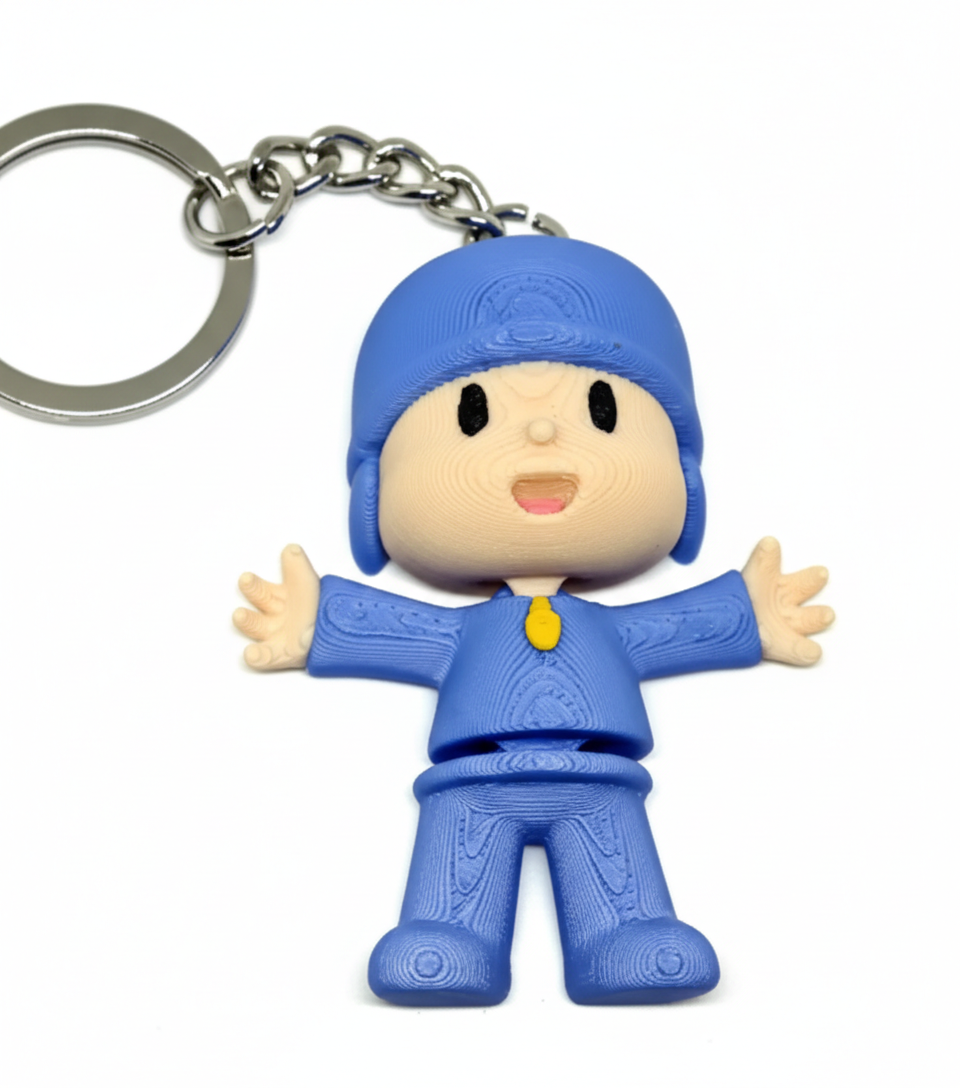 Haraketli Pocoyo Anahtarlık