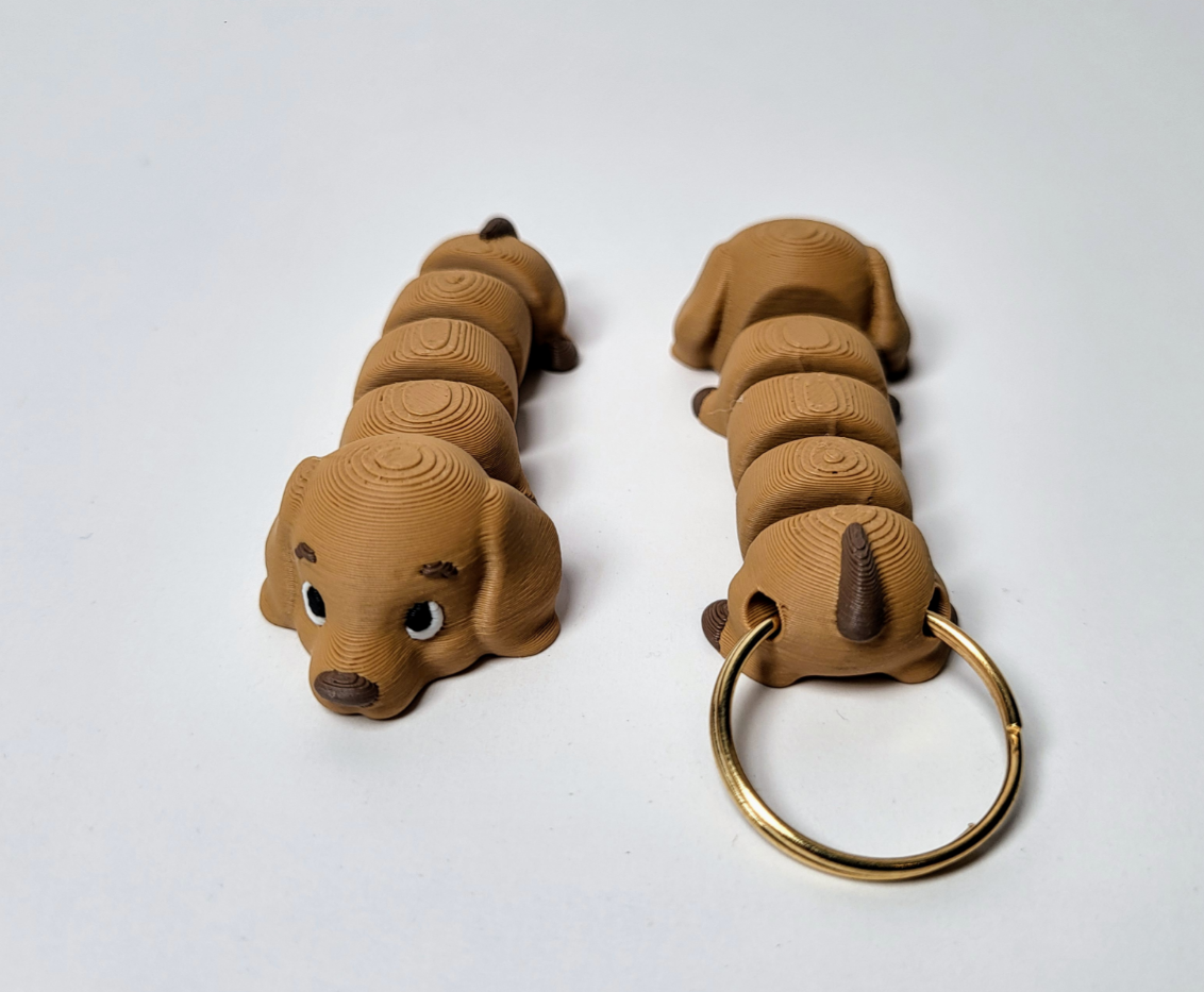 Haraketli Köpek Anahtarlık